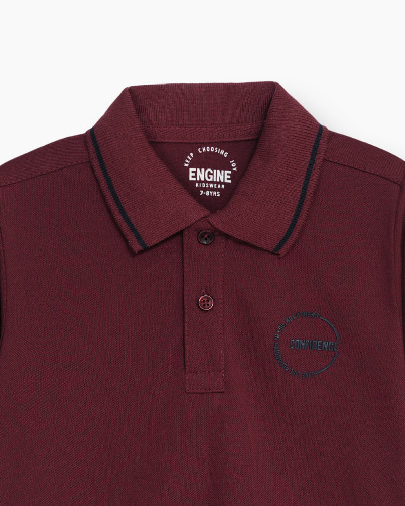 Boys Polo Tee - Engine - Buy Now