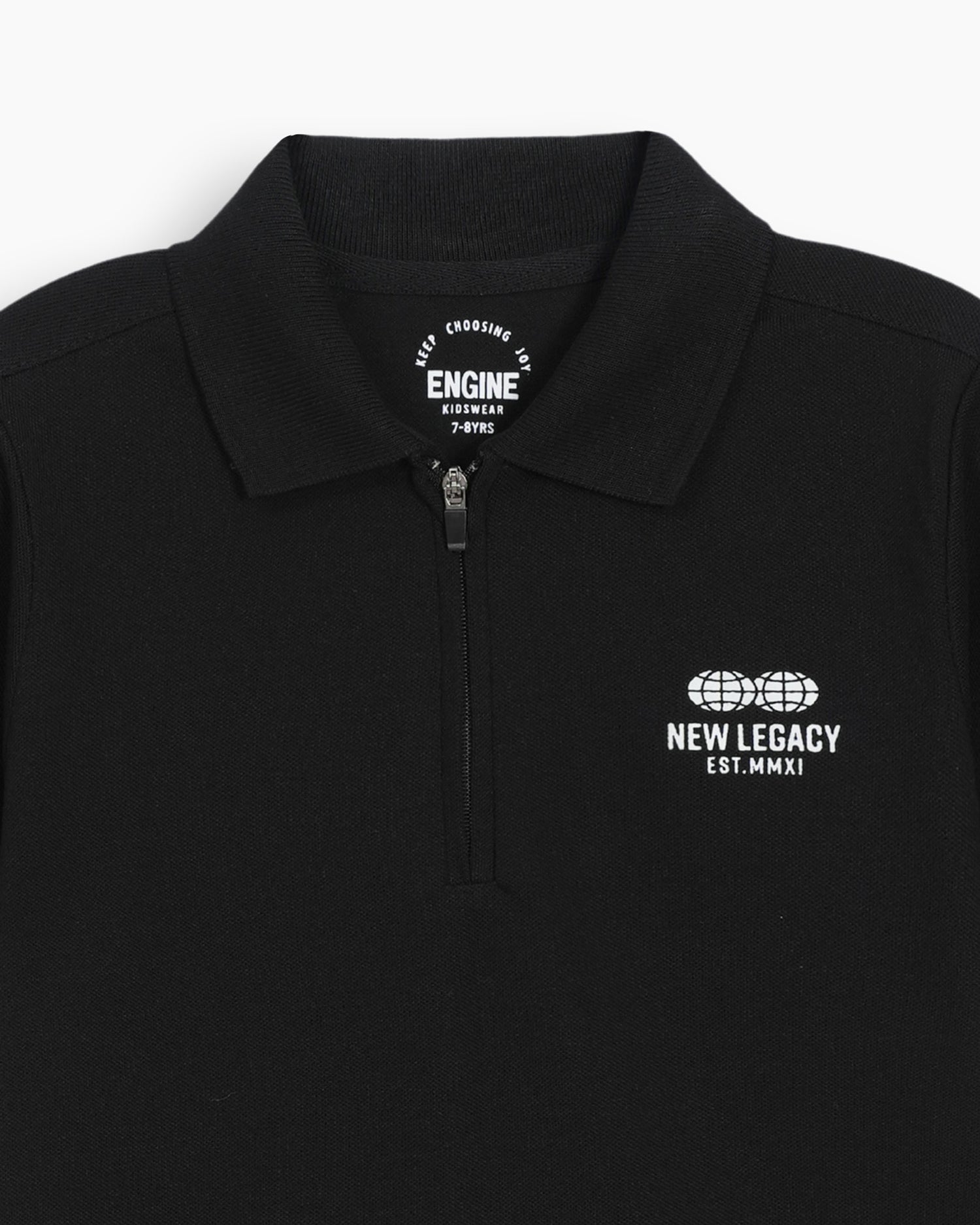 Boys Zipper Polo - Engine - Buy Now