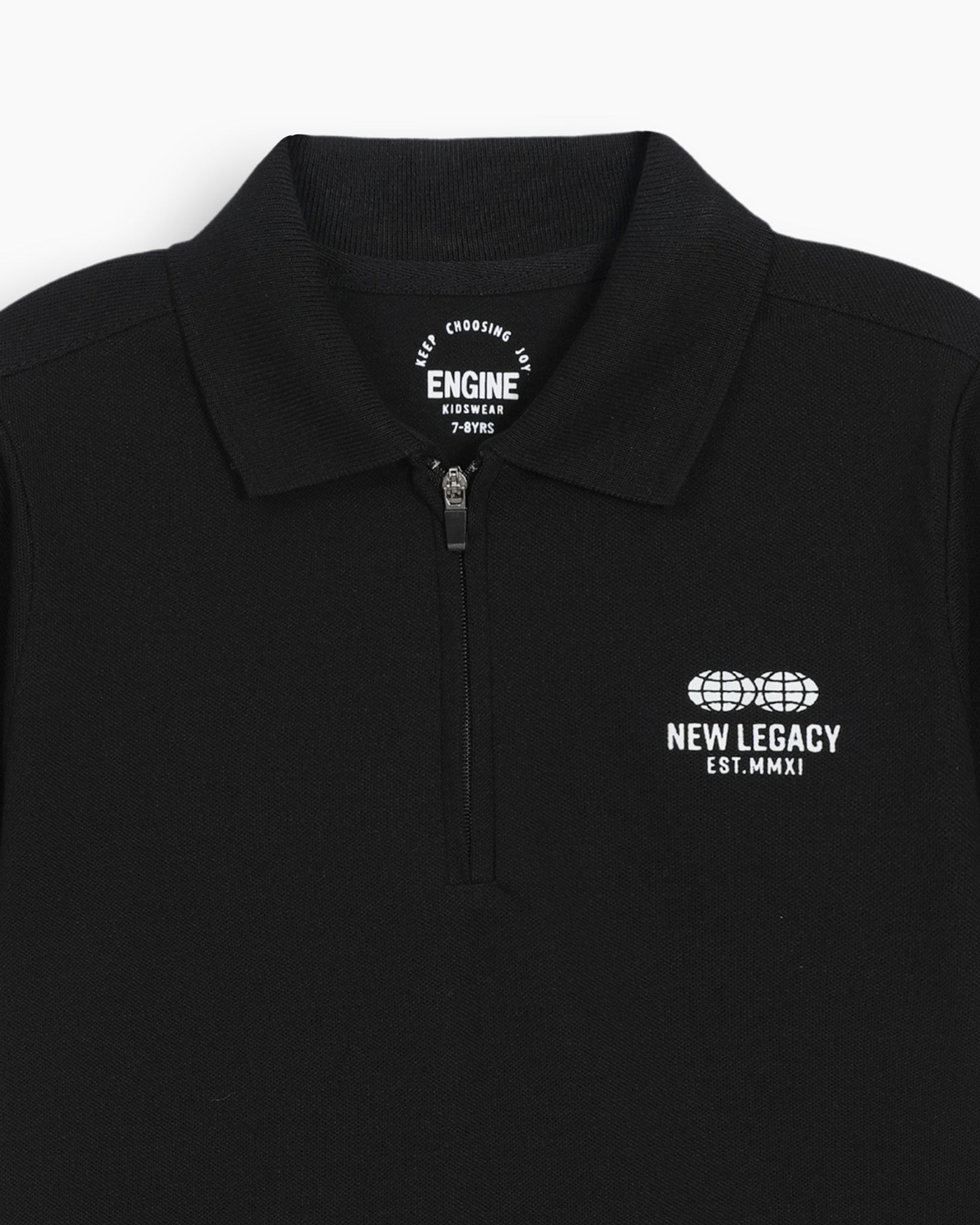 Boys Zipper Polo - Engine - Buy Now