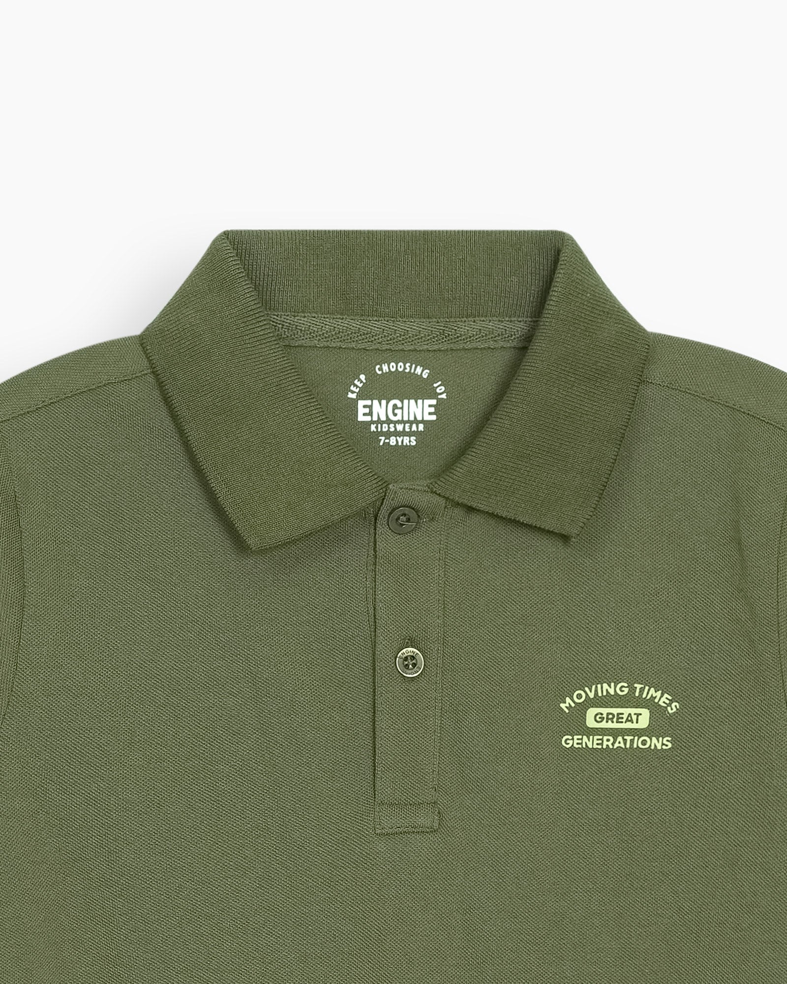 Boys Polo Tee - Engine - Buy Now