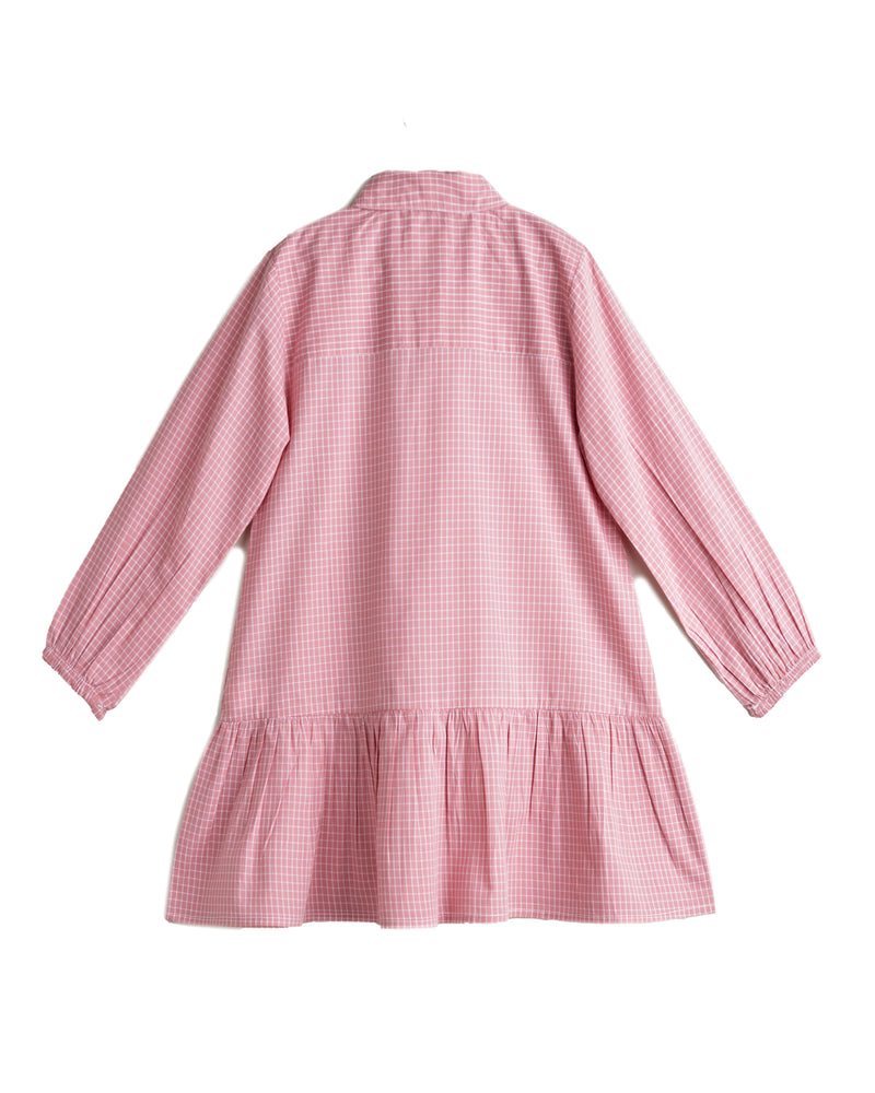 Girls Striped Lower Panel Dress - Engine - Buy Now