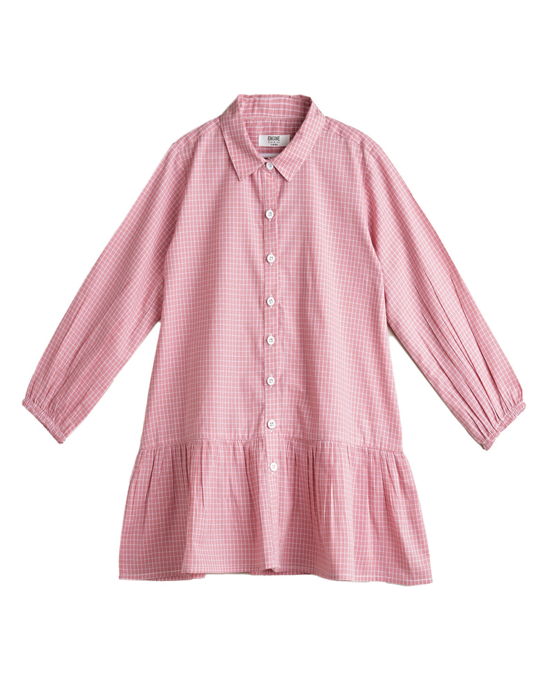 Girls Striped Lower Panel Dress - Engine - Buy Now