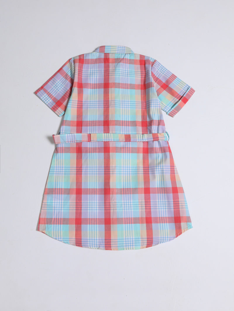 Girls Check Dress - Engine - Buy Now
