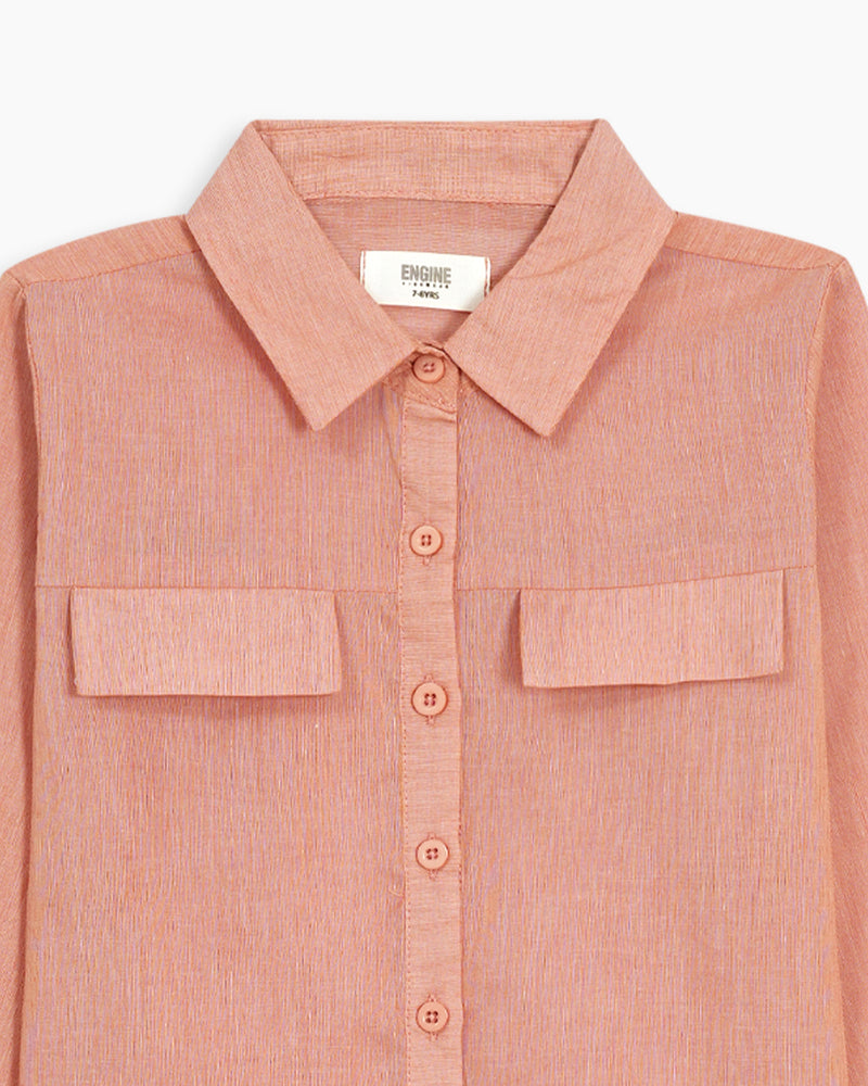 Girls Button Down Top - Engine - Buy Now