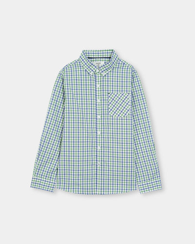 Boys Casual Shirt - Yarn Dyed Check