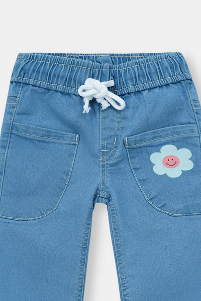 Girls Flared Denim