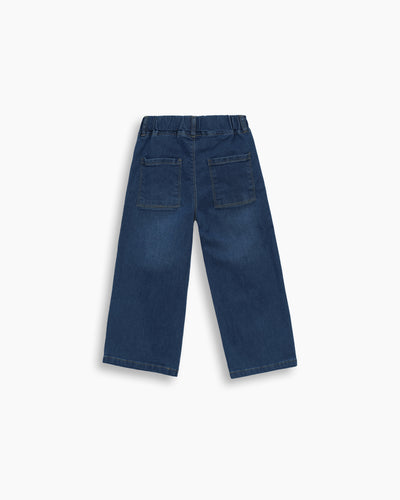 Girls Flared Denim