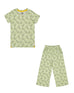 Girls Printed Knit Suit