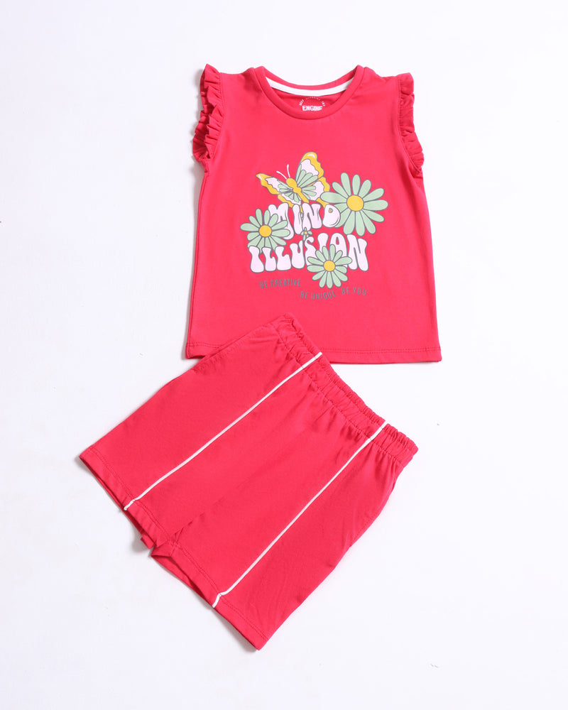 Girls 2 Piece Knit Suit - Engine - Buy Now