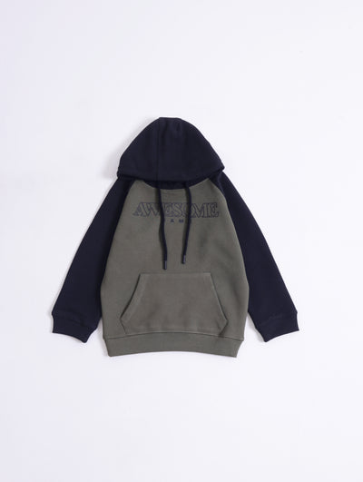 Boys Typography Hoodie