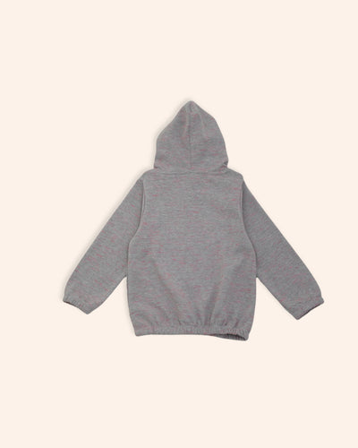 Girls Typography Hoodie