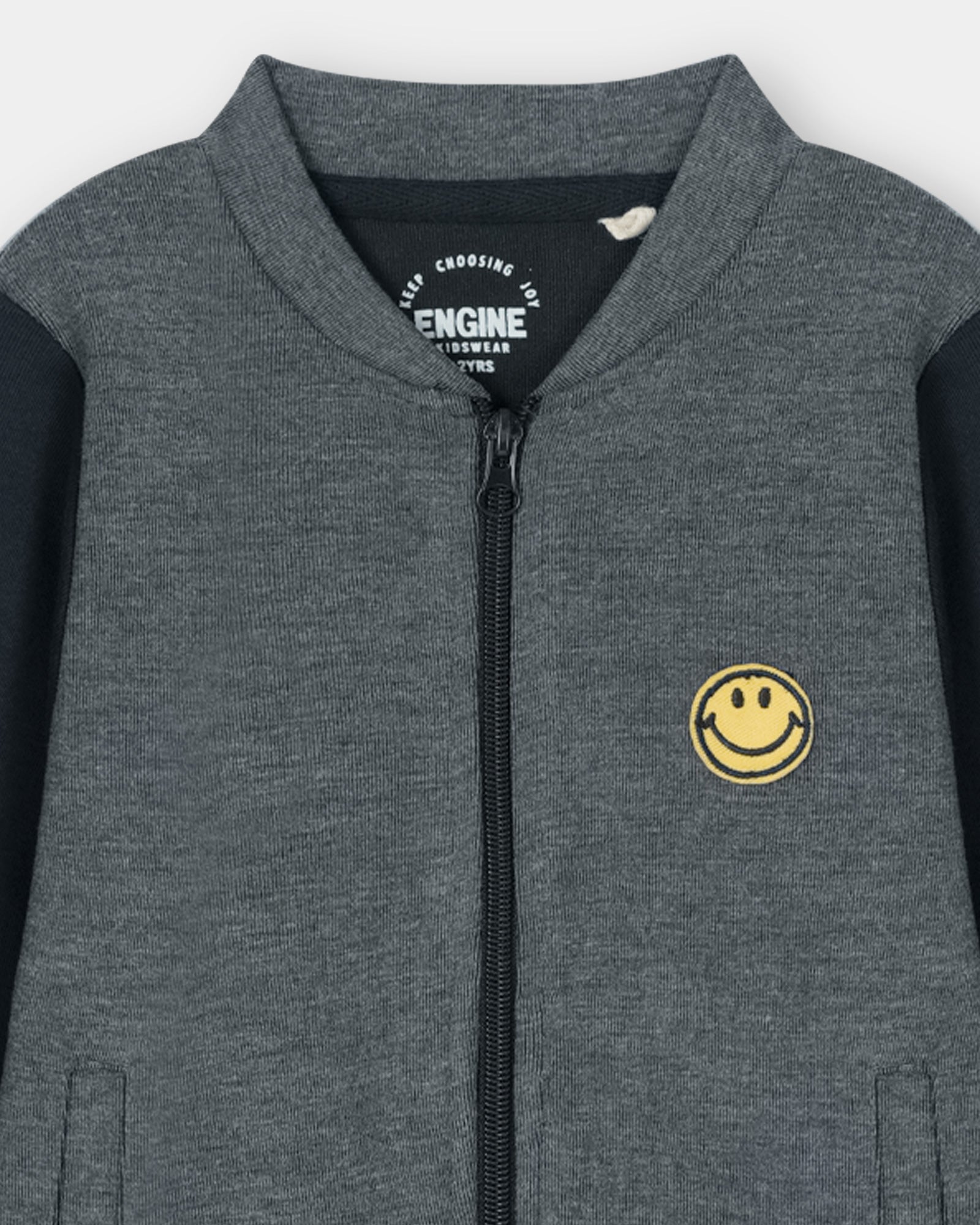 Boys Basic Zip Thru Upper