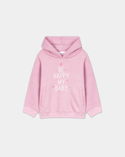 Girls Typography Hoodie