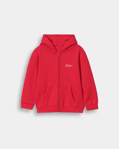 Girls Zip-Up Hoodie