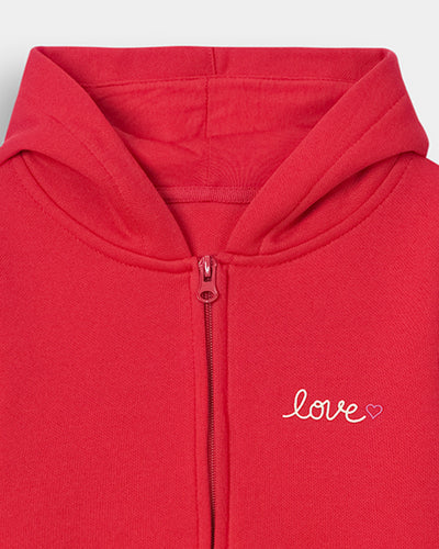 Girls Zip-Up Hoodie