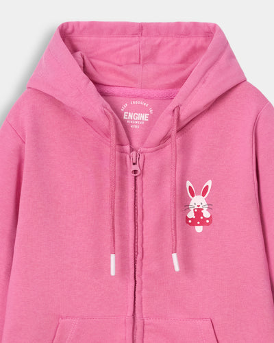 Girls Zip-Up Hoodie