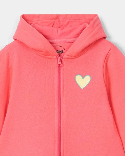 Girls Zip-Up Hoodie