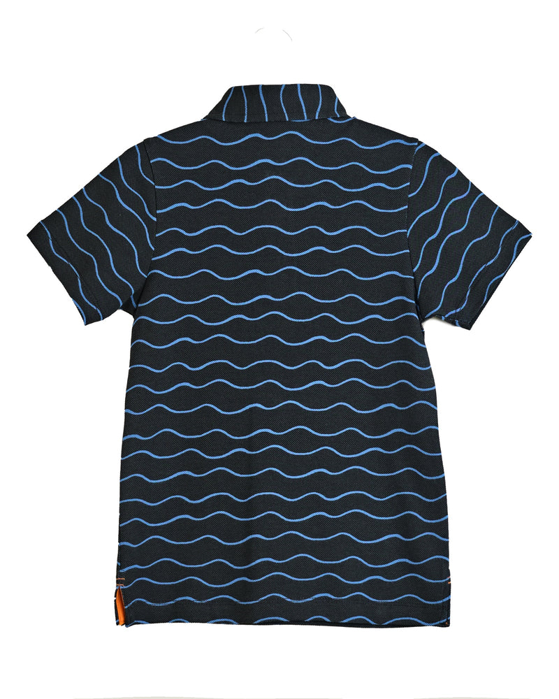 Boys Printed Polo Tee - Engine - Buy Now