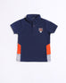 Boys S/S Panel Polo Tee