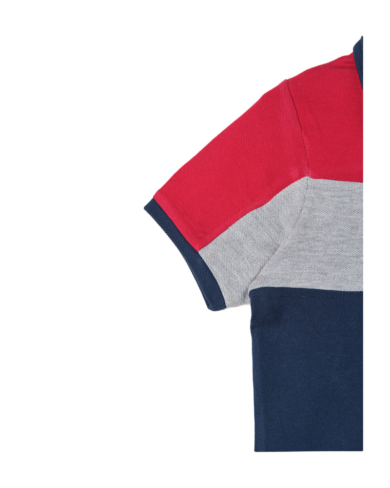 Boys S/S Panel Polo Tee - Engine - Buy Now