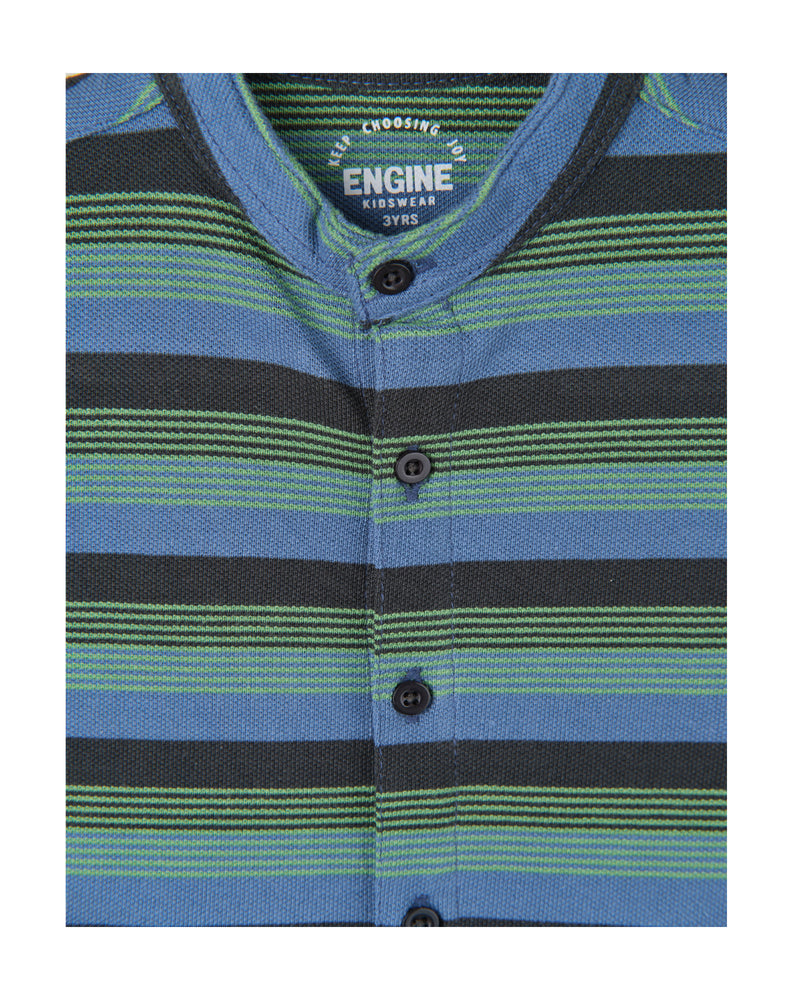 Boys Yarn Dyed Button Down - Engine - Buy Now