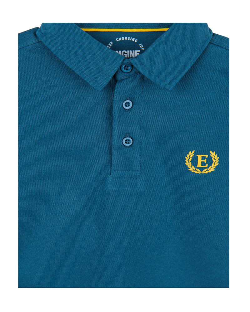 Boys Solid Polo Tee - Engine - Buy Now