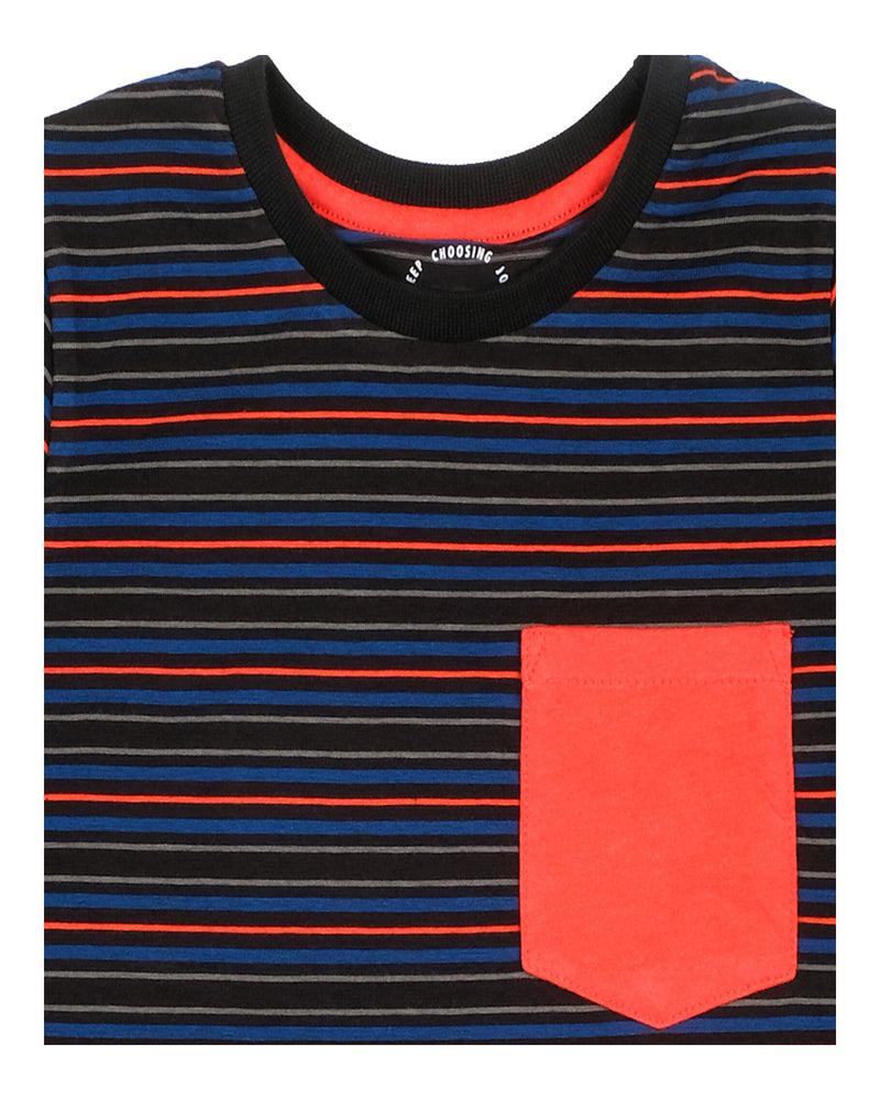 Boys Striped T Shirt - Engine - Buy Now