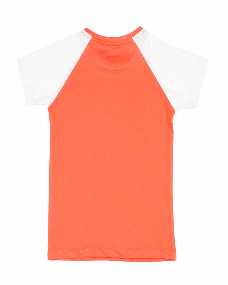 Boys Contrast Raglan Sleeves Tee - Engine - Buy Now