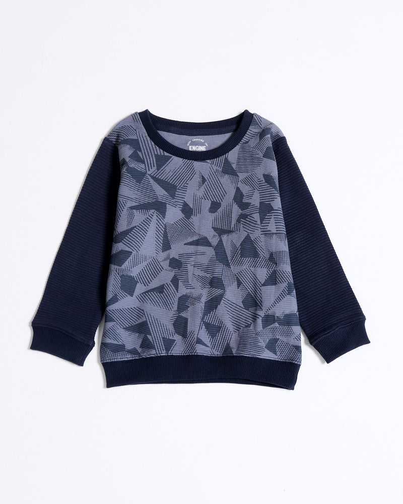 Boys Printed Sweatshirt - Engine - Buy Now
