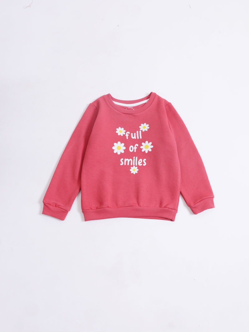 Girls Typography Sweatshirt - Engine - Buy Now