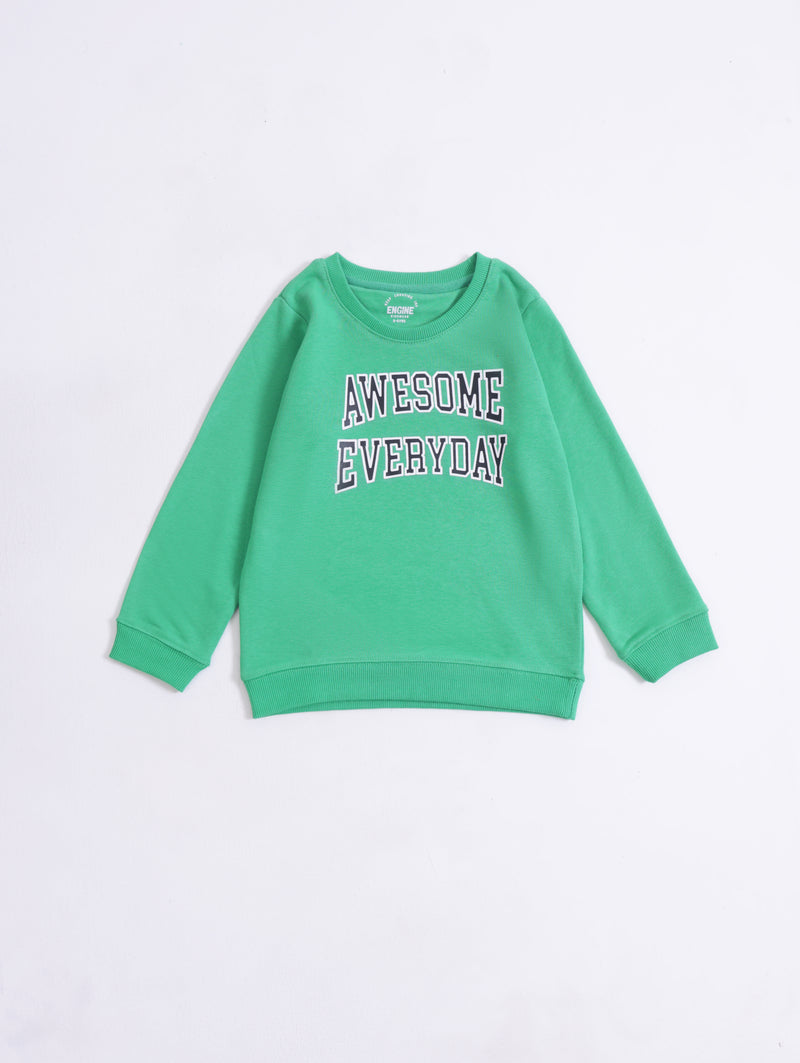 Boys Typography Sweatshirt - Engine - Buy Now