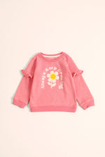 Girls Typography Sweatshirt - Engine - Buy Now
