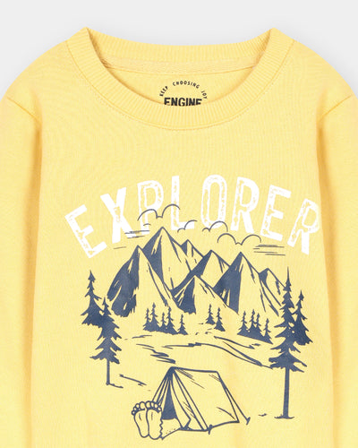 Boys Typography Sweatshirt