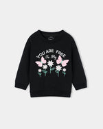 Girls Typography Sweatshirt - Engine - Buy Now