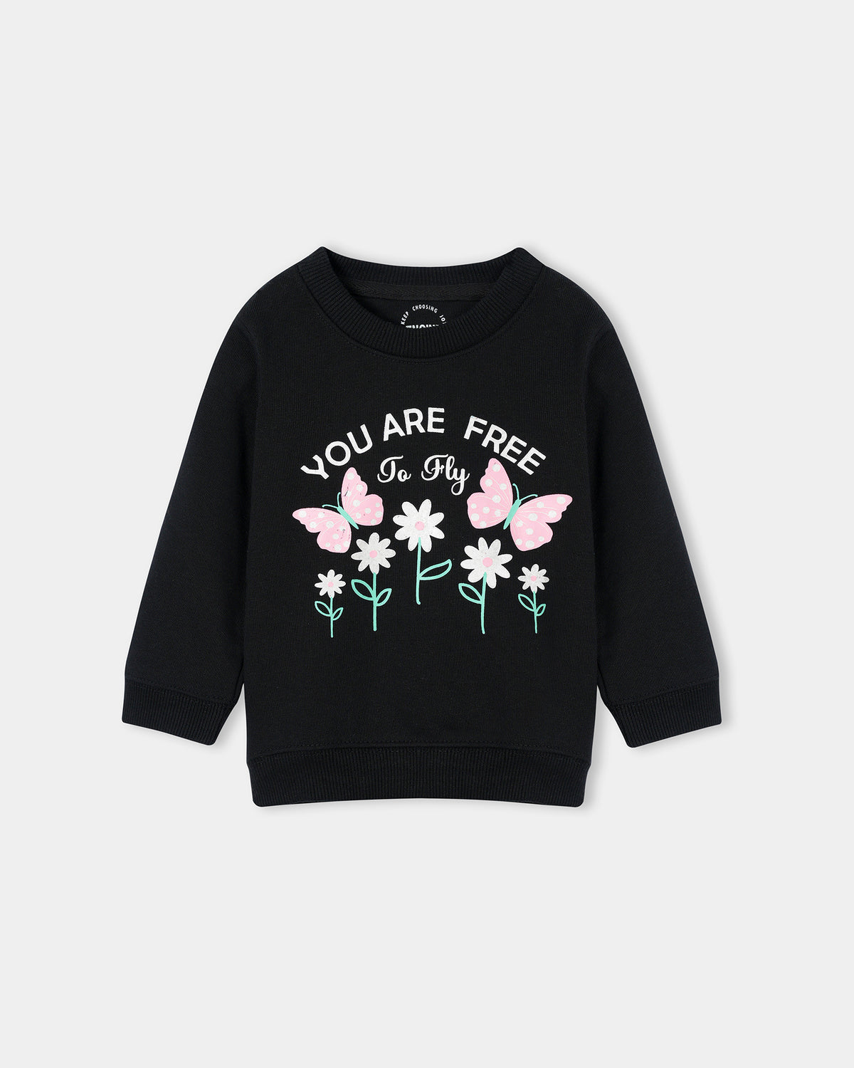 Girls Typography Sweatshirt - Engine - Buy Now