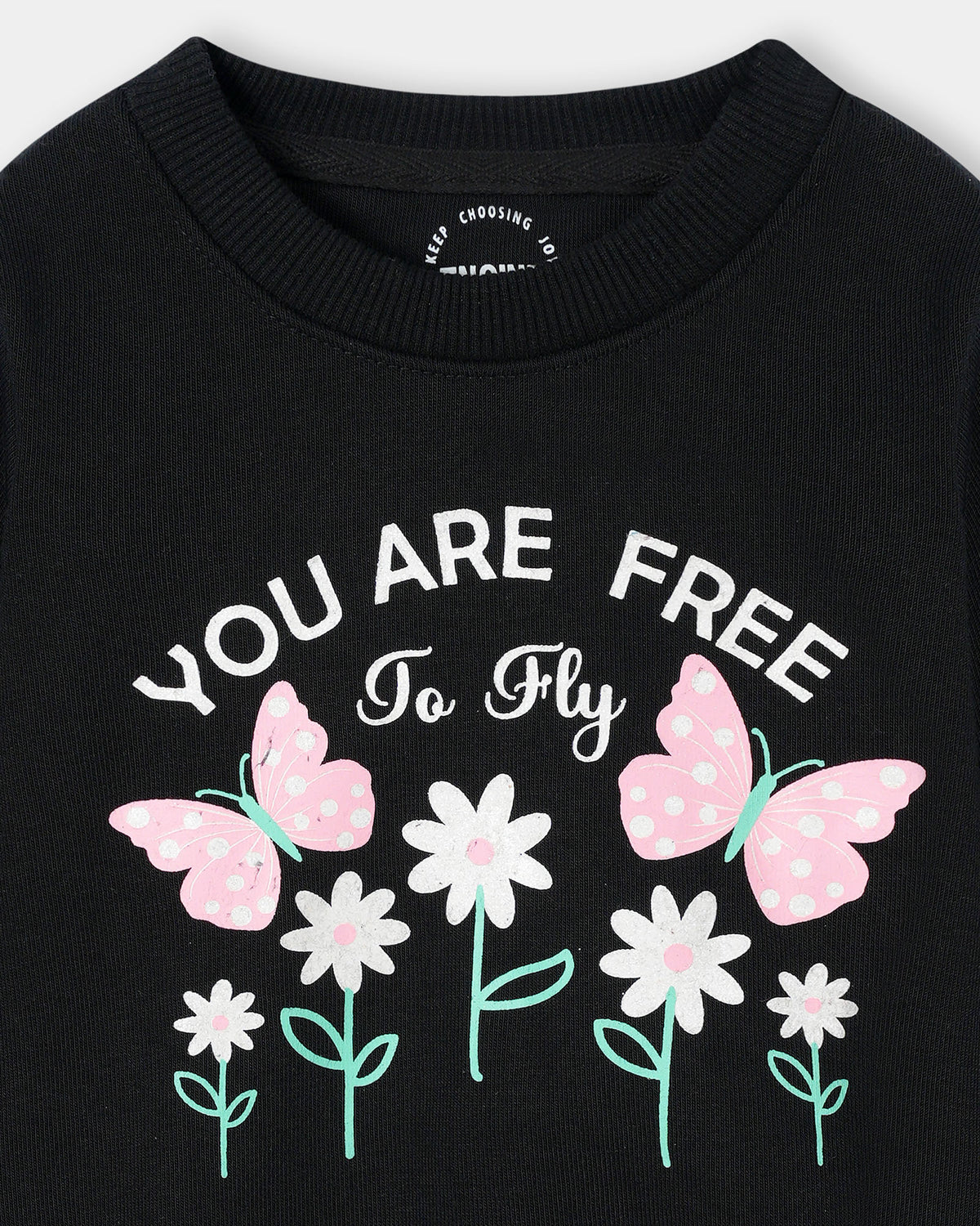 Girls Typography Sweatshirt - Engine - Buy Now