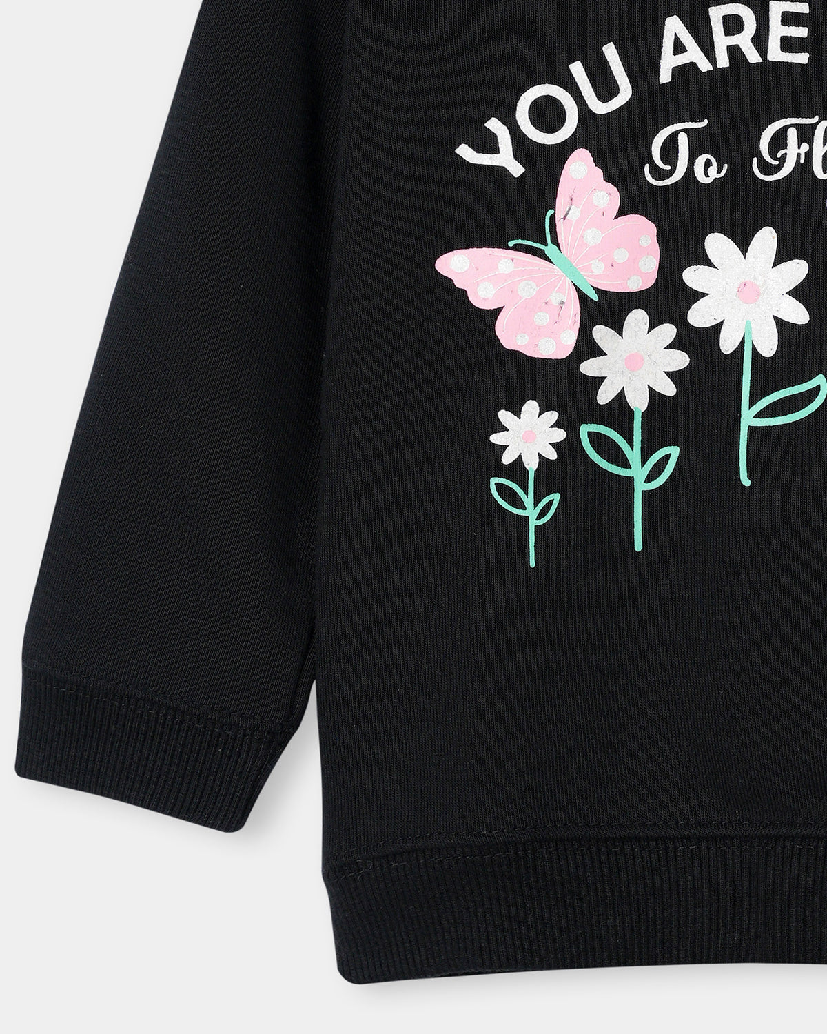Girls Typography Sweatshirt - Engine - Buy Now