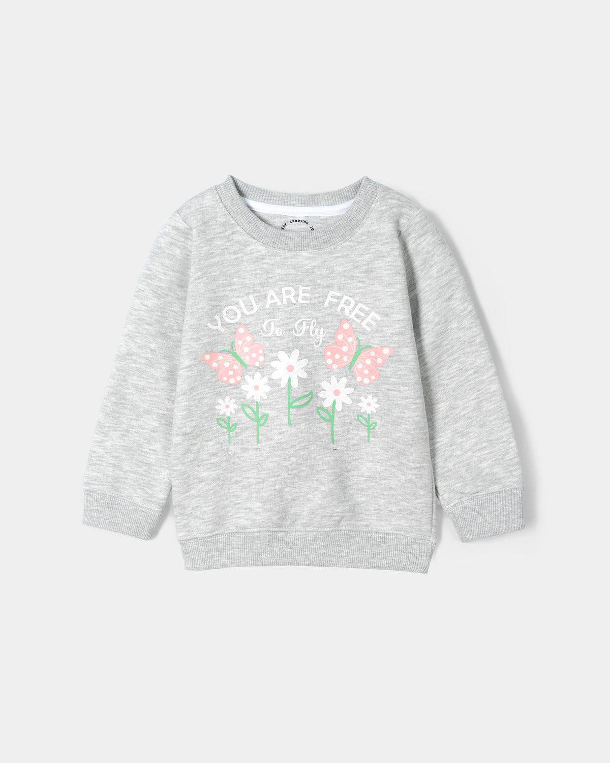 Girls Typography Sweatshirt - Engine - Buy Now