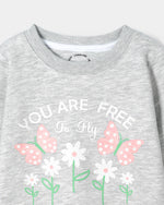 Girls Typography Sweatshirt - Engine - Buy Now