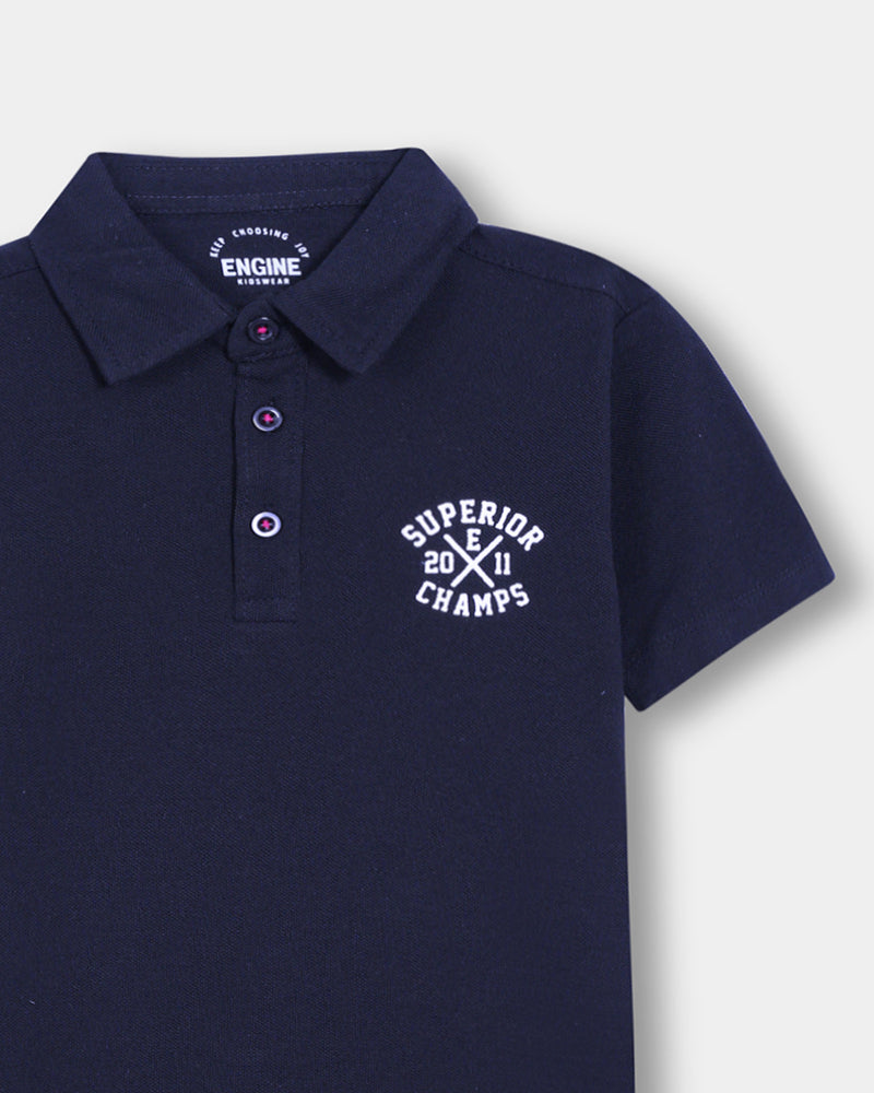 Boys Polo Tee - Engine - Buy Now