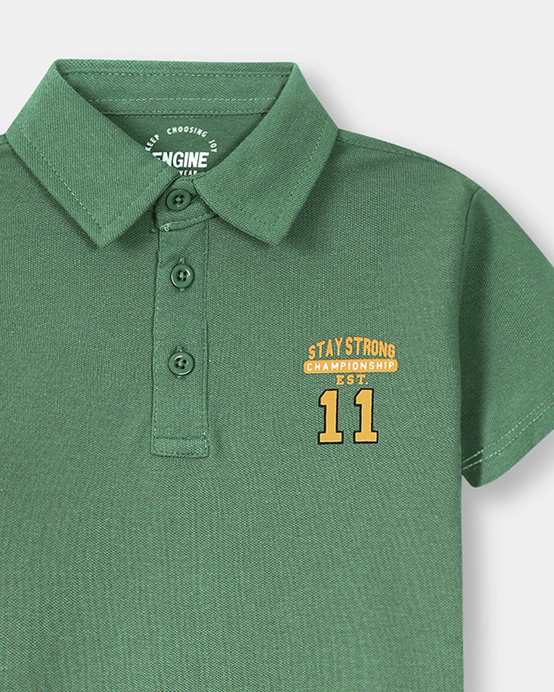 Boys Polo Tee - Engine - Buy Now