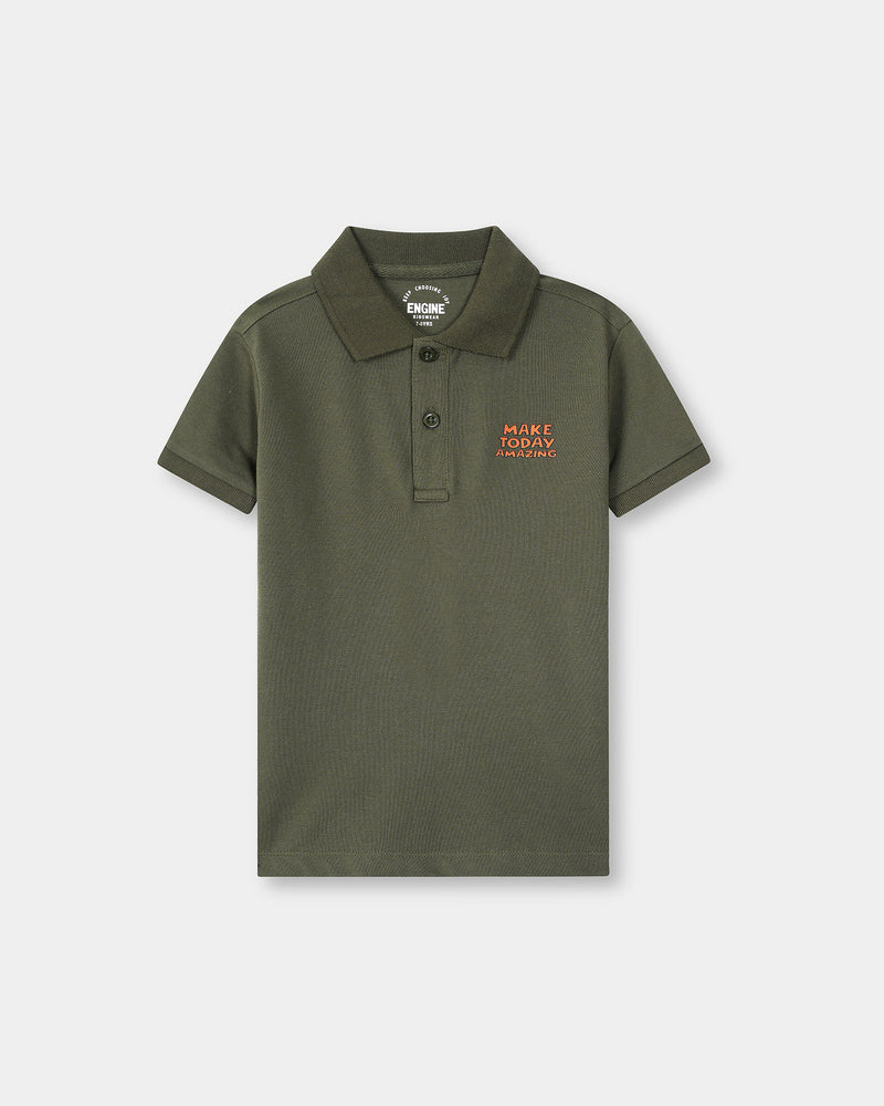 Boys Polo Tee - Engine - Buy Now