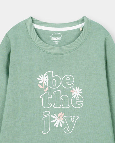 Girls Graphic Sweatshirt