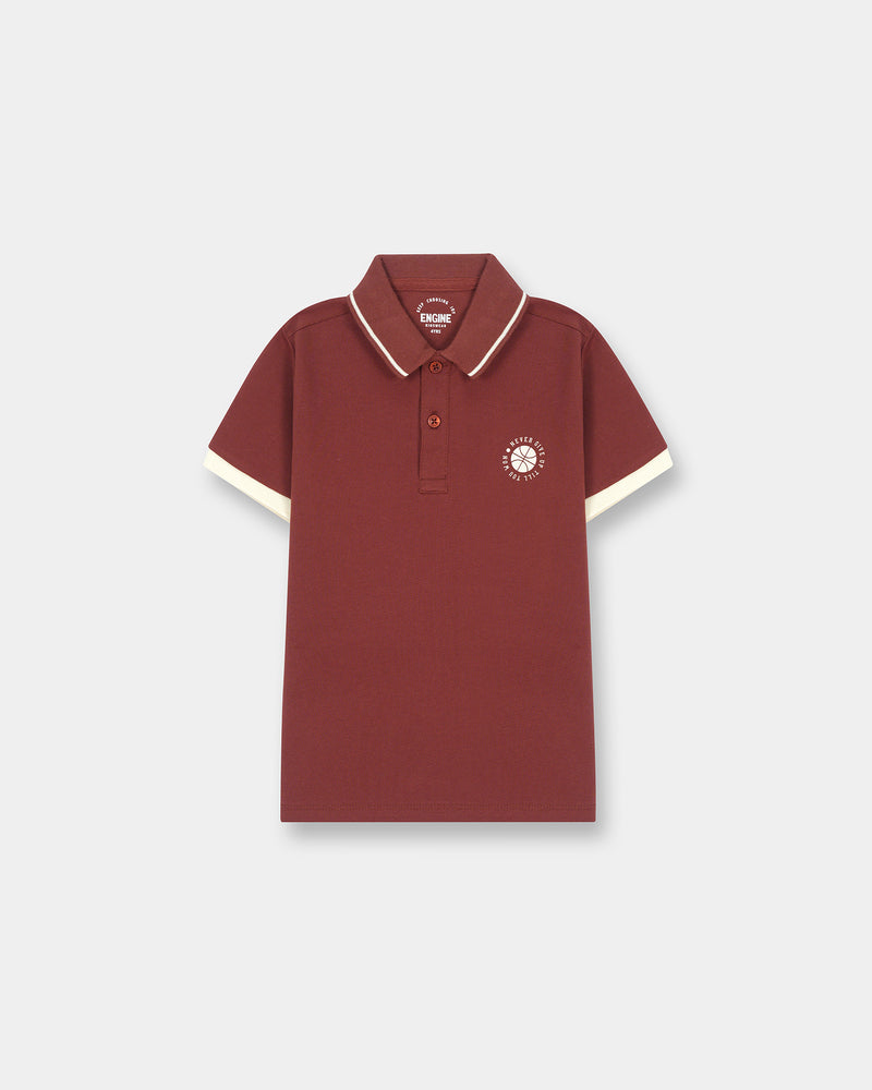 Boys Polo Tee - Engine - Buy Now