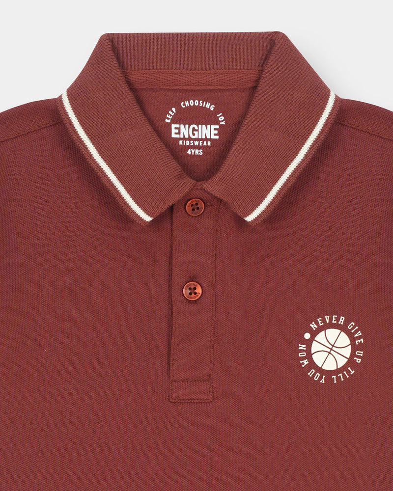 Boys Polo Tee - Engine - Buy Now