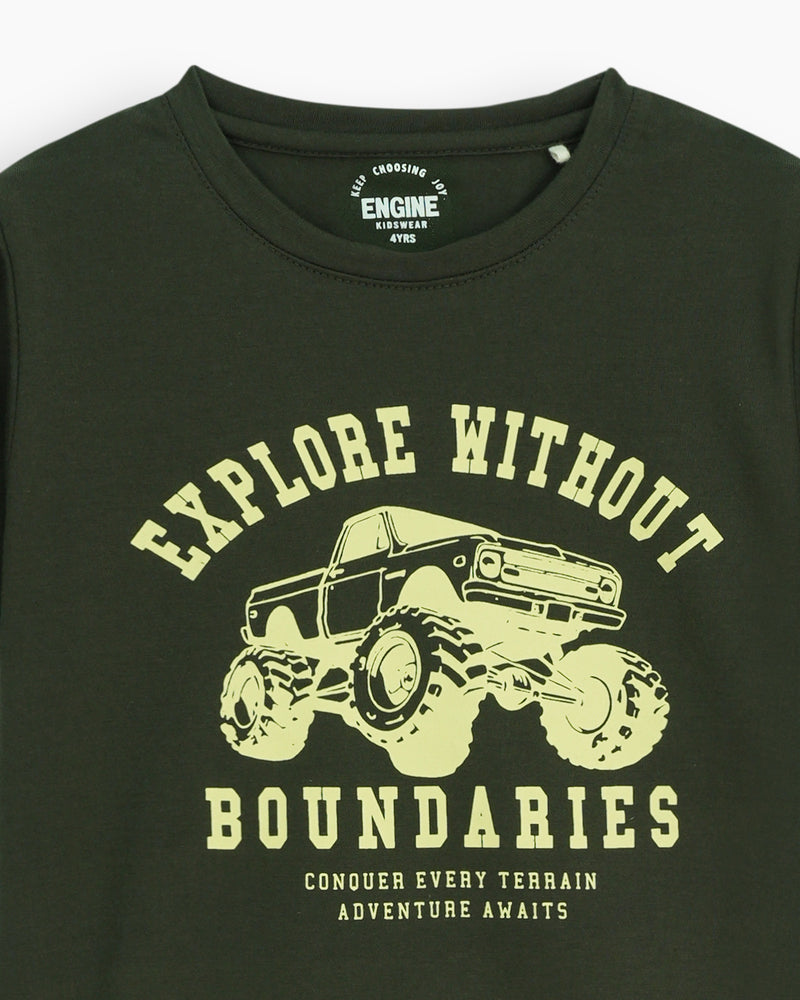 Boys T Shirt - Engine - Buy Now