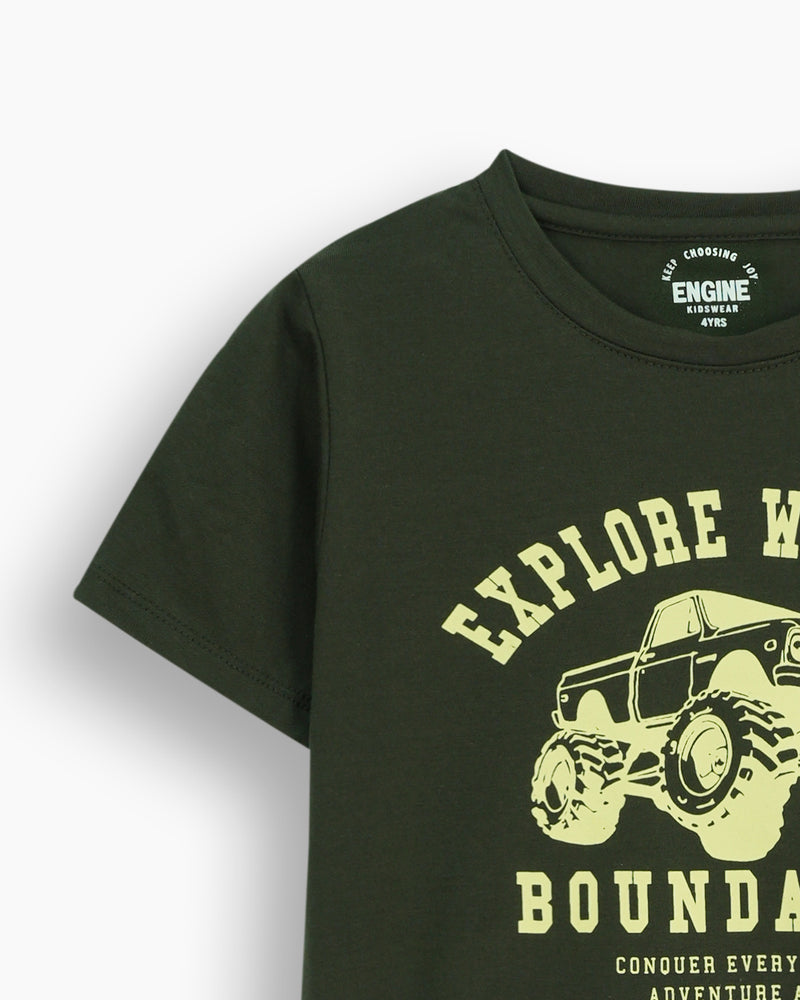 Boys T Shirt - Engine - Buy Now