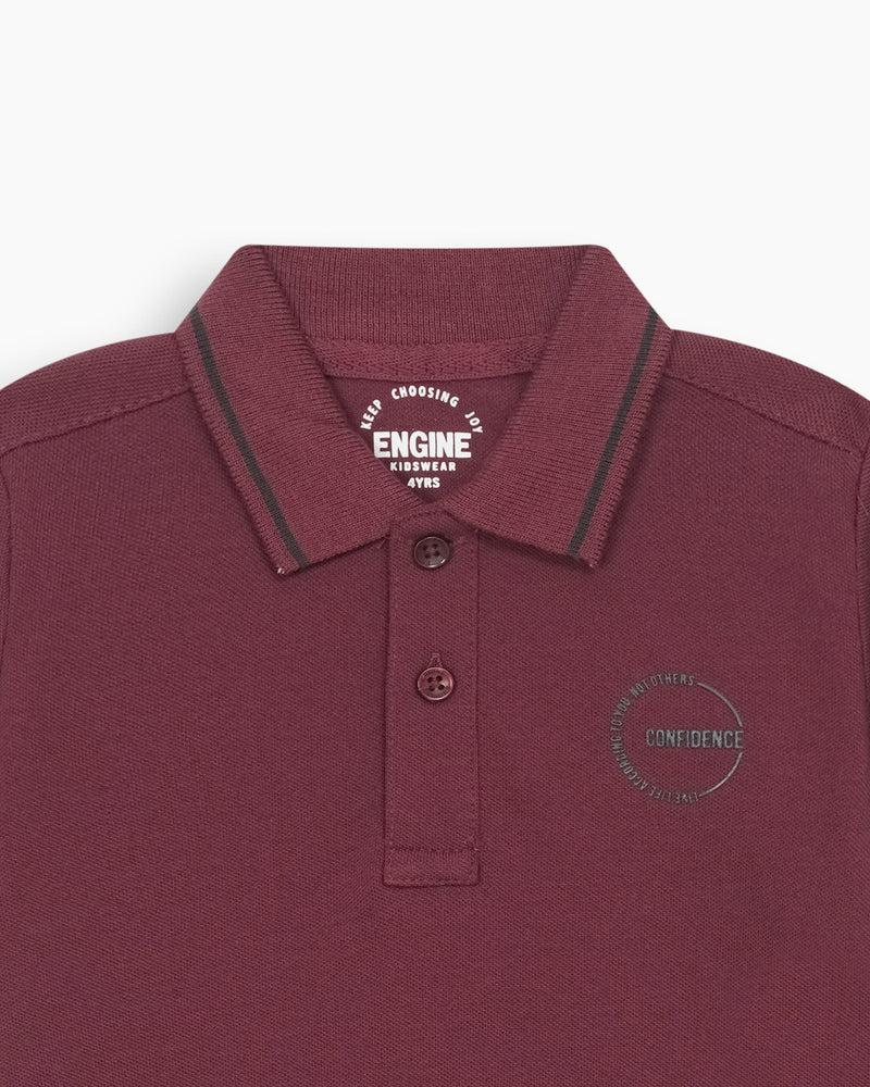 Boys Polo Tee - Engine - Buy Now