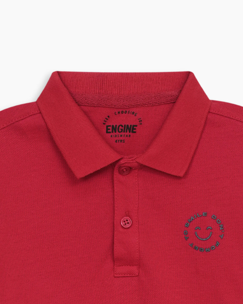 Boys Polo Tee - Engine - Buy Now
