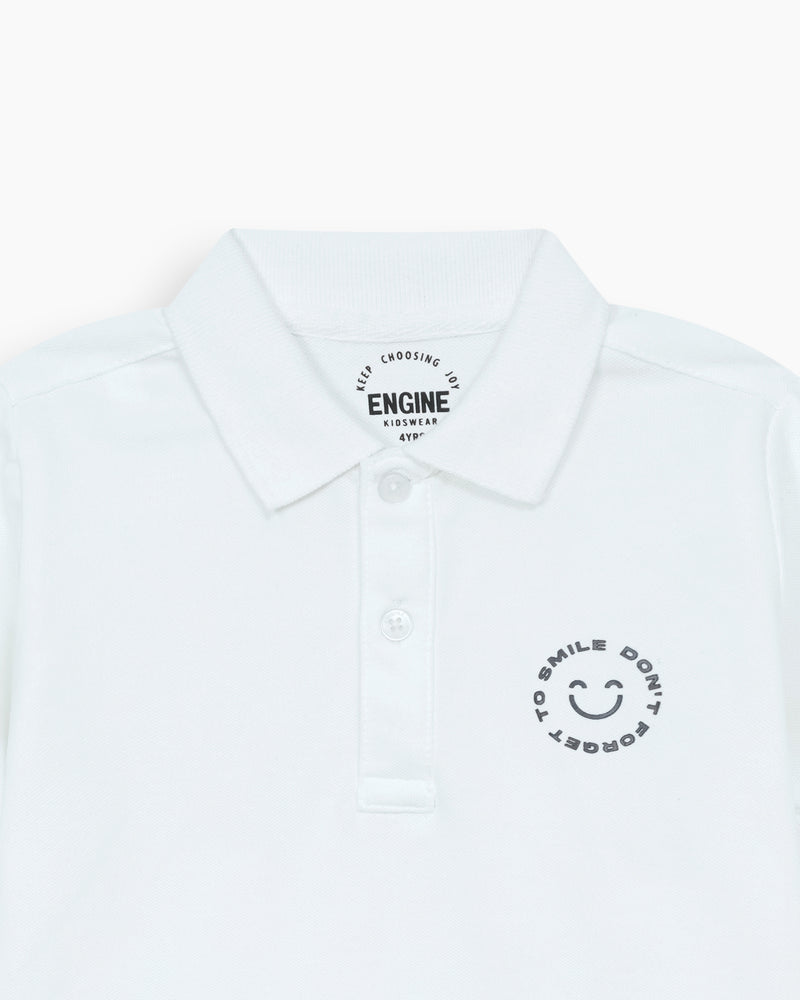 Boys Polo Tee - Engine - Buy Now